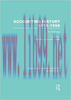 (PDF)Accounting History 1976-1986 (RLE Accounting): An Anthology (Routledge Library Editions: A...