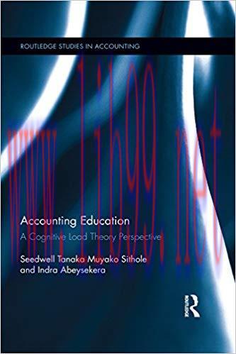 (PDF)Accounting Education: A Cognitive Load Theory Perspective (Routledge Studies in Accounting...