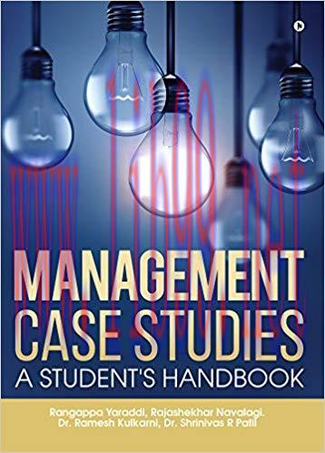 (PDF)Management Case Studies : A Student’s Handbook 1st Edition