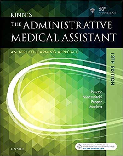 Kinn’s The Administrative Medical Assistant 13th Edition