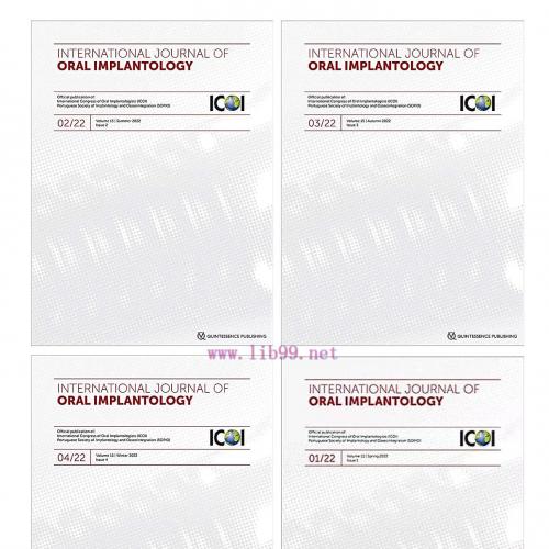 [AME]International Journal of Oral Implantology 2022 Full Archives (True PDF)