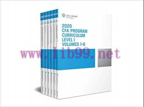 [PDF]CFA Program Curriculum 2020 Level I Volumes 1-6
