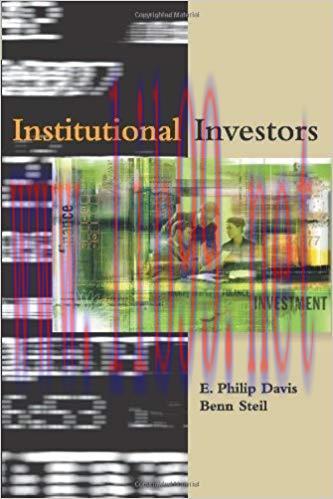 (PDF)Institutional Investors (The MIT Press)