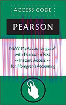 (PDF)NEW MyAccountingLab® with Pearson eText — Instant Access — for Horngren’s Accounting 10th ...