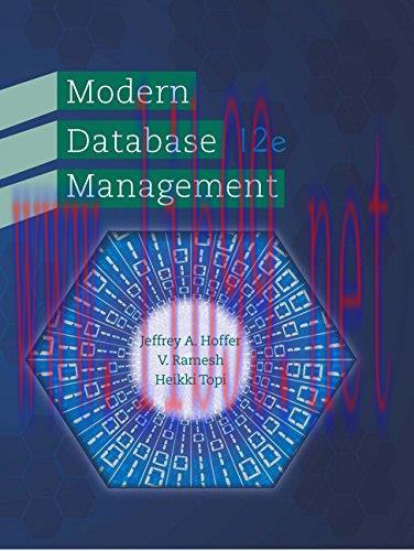 [FOX-Ebook]Modern Database Management, 12th Edition