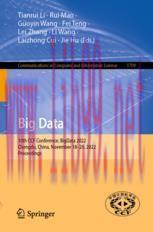 [PDF]Big Data: 10th CCF Conference, BigData 2022, Chengdu, China, November 18–20, 2022, Proceed...