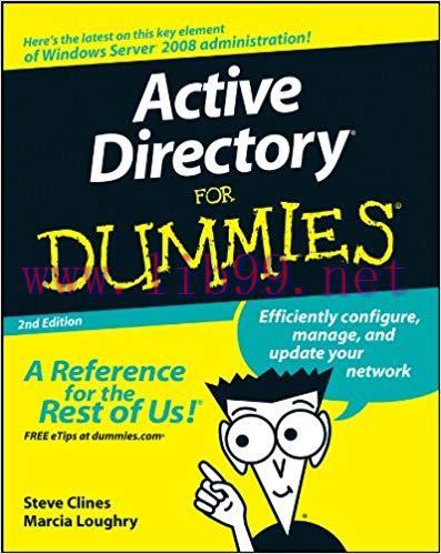 Active Directory For Dummies 2nd Edition,