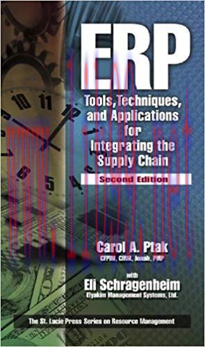 (PDF)ERP: Tools, Techniques, and Applications for Integrating the Supply Chain, Second Edition ...
