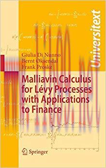 (PDF)Malliavin Calculus for Lévy Processes with Applications to Finance (Universitext) 1st Corr...
