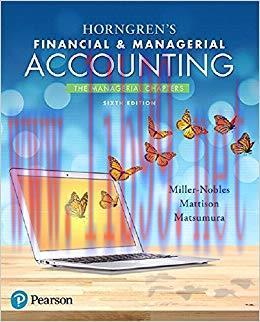 (PDF)Horngren’s Financial & Managerial Accounting, The Managerial Chapters 6th Edition