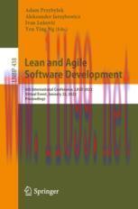 [PDF]Lean and Agile Software Development: 6th International Conference, LASD 2022, Virtual Even...
