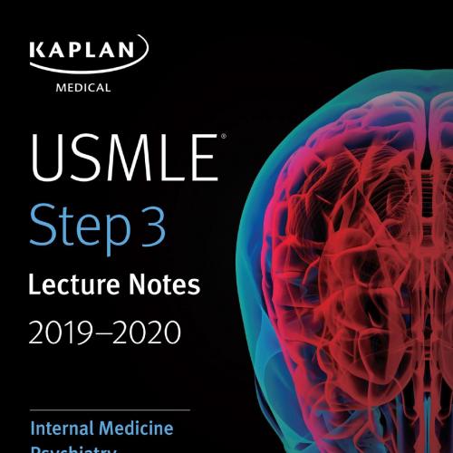USMLE Step 3 Lecture Notes 2019-2020