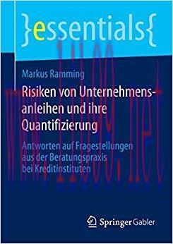 (PDF)Risiken von Unternehmensanleihen und ihre Quantifizierung: Antworten auf Fragestellungen a...