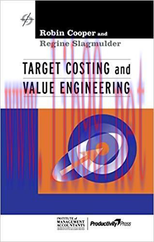 (PDF)Target Costing and Value Engineering (Strategies in Confrontational Cost Management) 1st E...