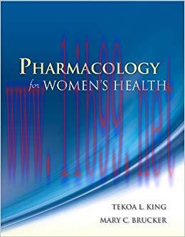 (PDF)Pharmacology for Women’s Health 1st Edition